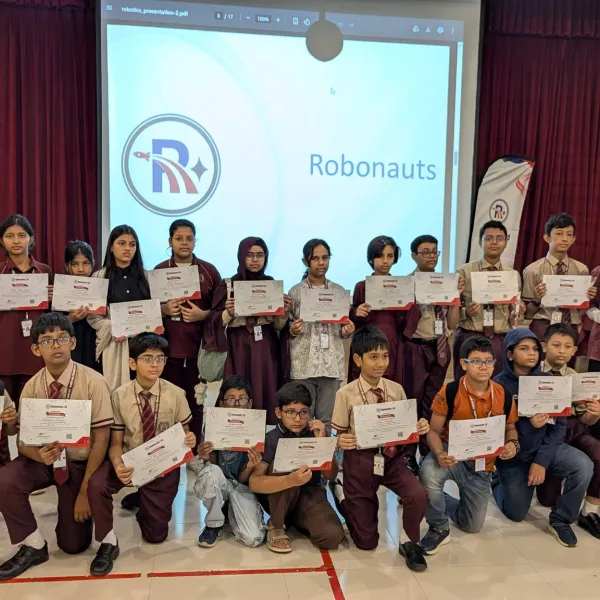 On 10th April 2026, an exciting Robotics Workshop was conducted by the ROBONauts Club for our students at CGS NC. The session was filled with hands-on learning, creativity, and innovation as students enthusiastically explored the fascinating world of robotics. 